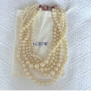 J Crew Pearl Layer Necklace